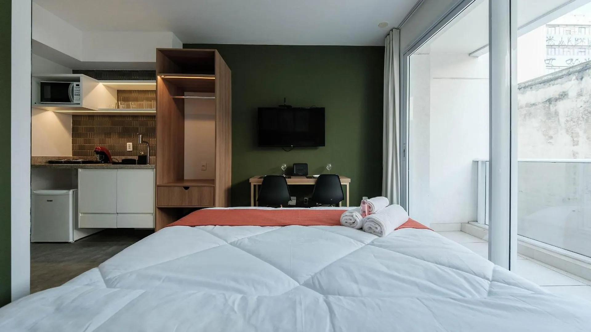 Lz414 - Conforto Na Luz: Apto Moderno Com Piscina Sao Paulo Apartment